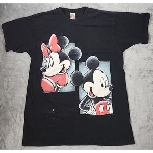 VINTAGE Mickey Mouse Minnie Shirt  Mens Large Disney Unlimited Single Stitch USA